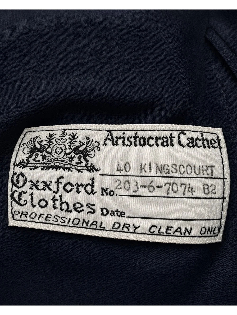 Oxxford Clothes Aristocrat Navy Kingscourt Pleated Wool Hand Tailored Suit 40R